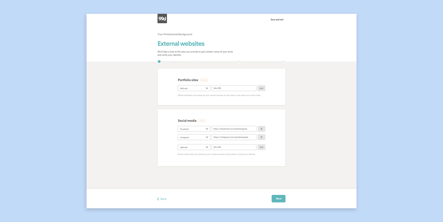 Onboarding - Splash Page