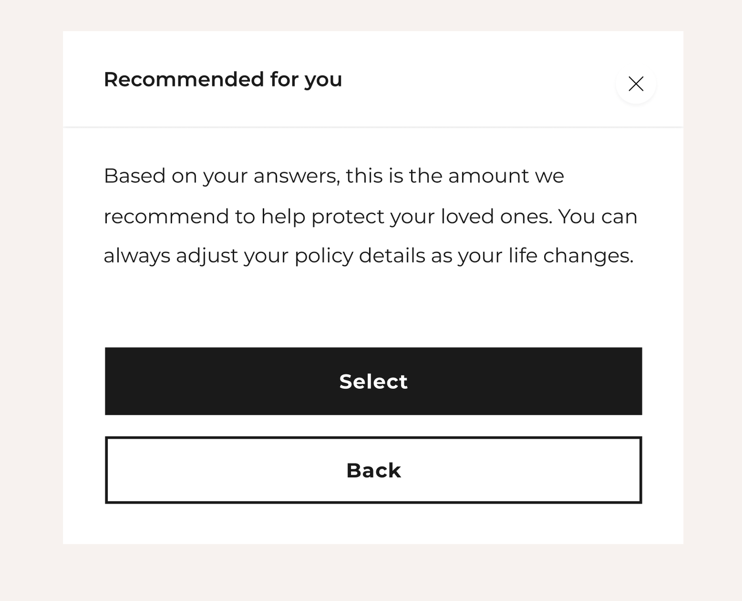 Helper text