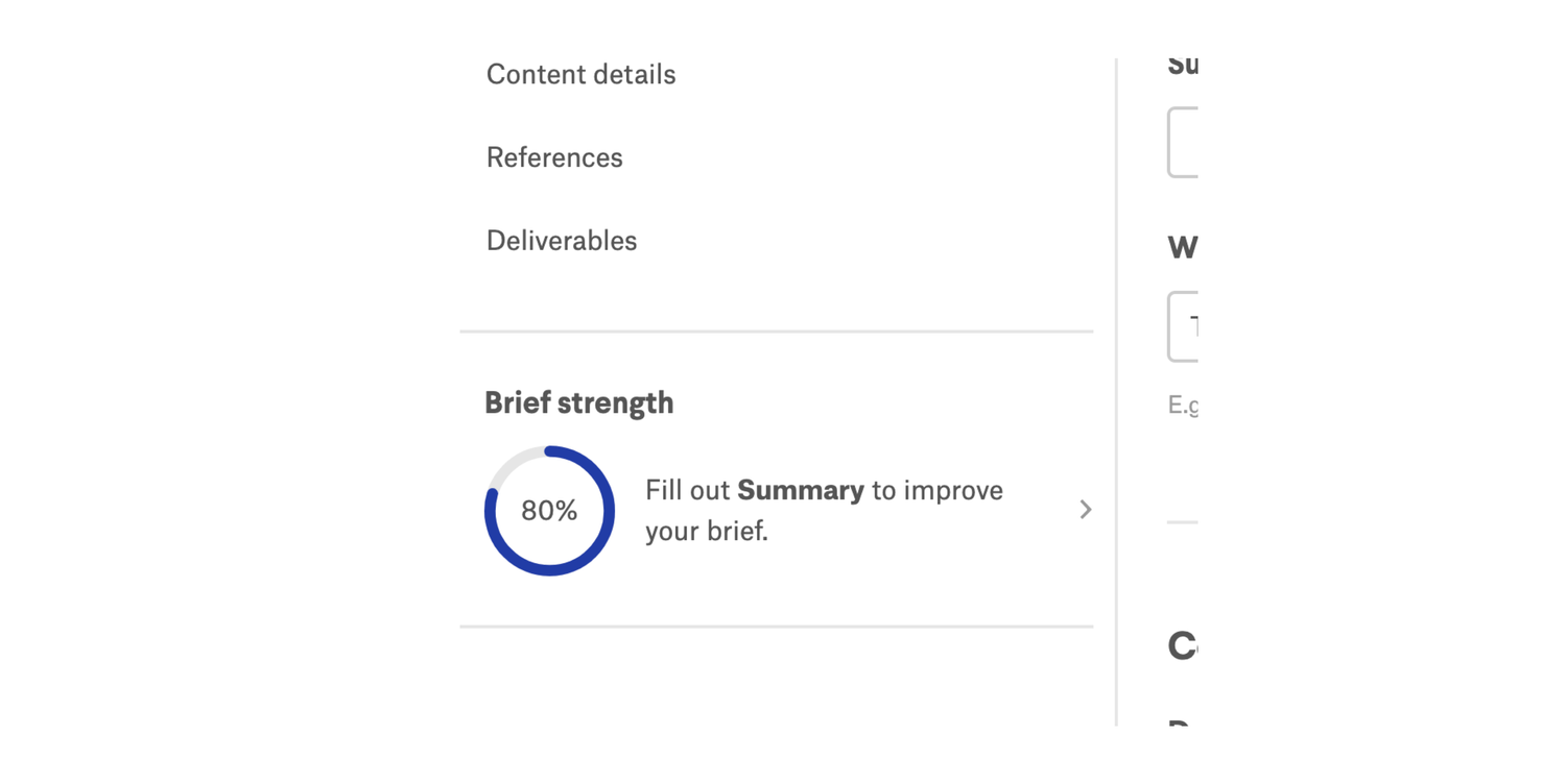 Onboarding - Contest Brief Indicator